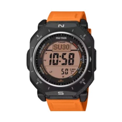 Casio Pro Trek PRG-69-4 Orange Bio-based Resin Band Men Watch